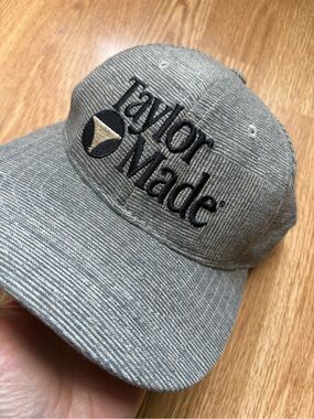 VTG 90s TaylorMade Find your Game made in USA golf hat cap adult